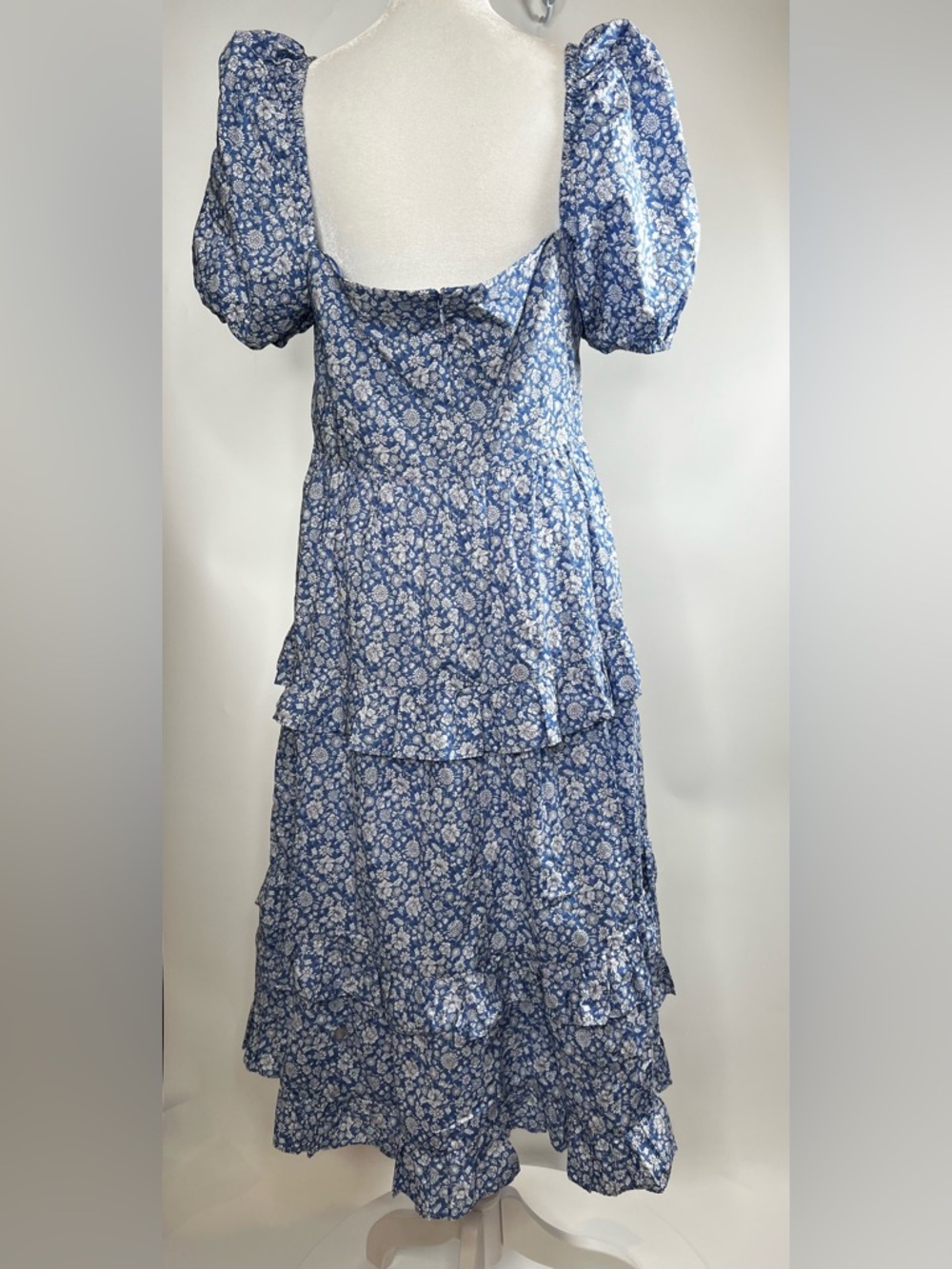 💙NWOT POLO RALPH LAUREN FLORAL PRINT MIDI DRESS SIZE 10 - Picture 13 of 16